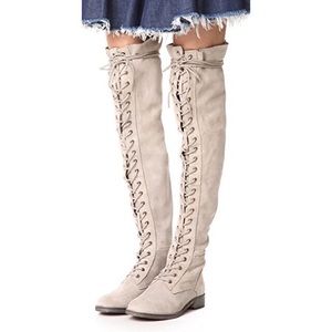 Free people: lace-up boot